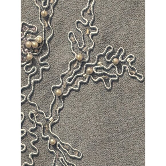 Positive Attitude Womens 2-Piece Light Blue Dress Set With Beading Embellishment - Picture 5 of 12